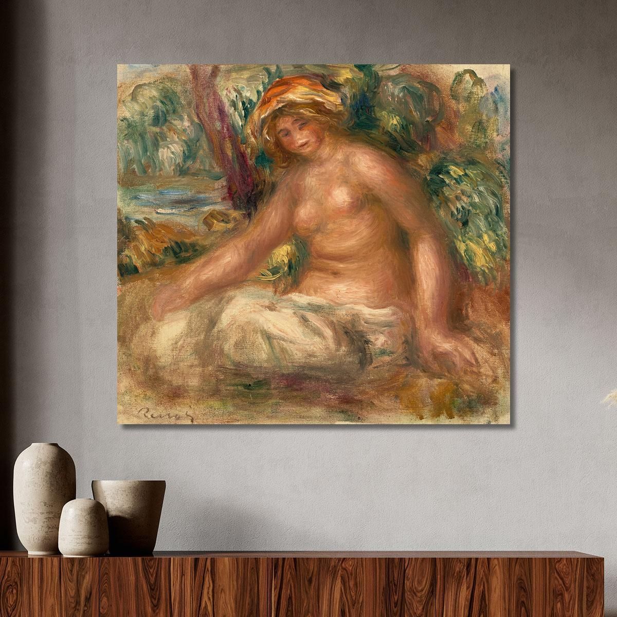 No Sitting 2 Pierre-Auguste Renoir par358 canvas print 