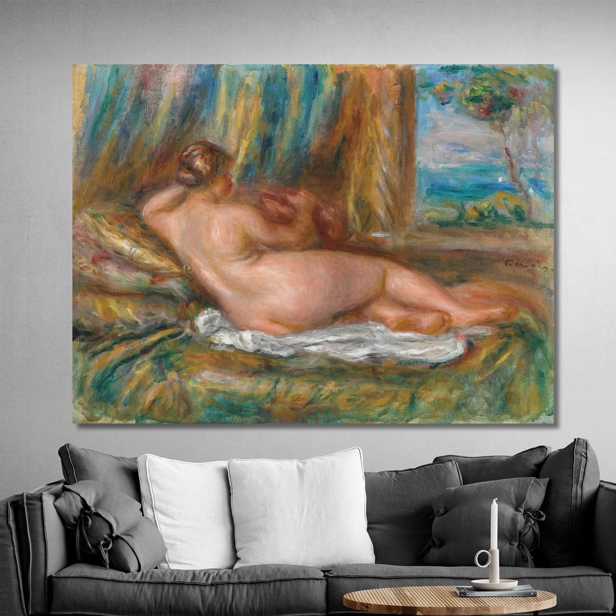 Reclining Nude Odalisque Reclining Pierre-Auguste Renoir par362 canvas print 