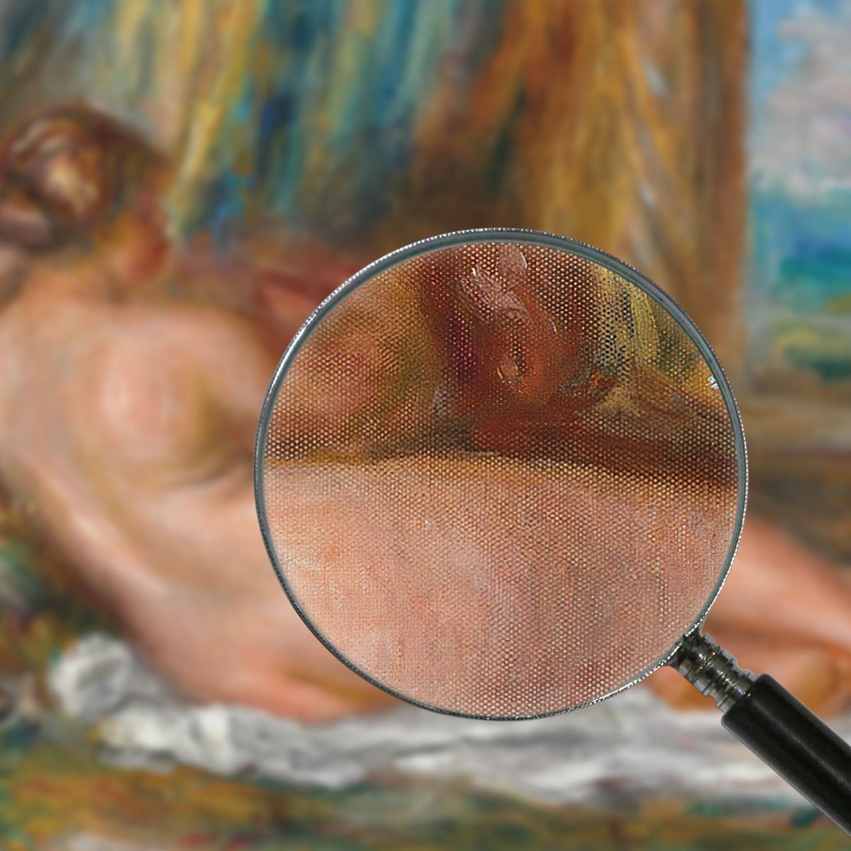 Reclining Nude Odalisque Reclining Pierre-Auguste Renoir par362 canvas print