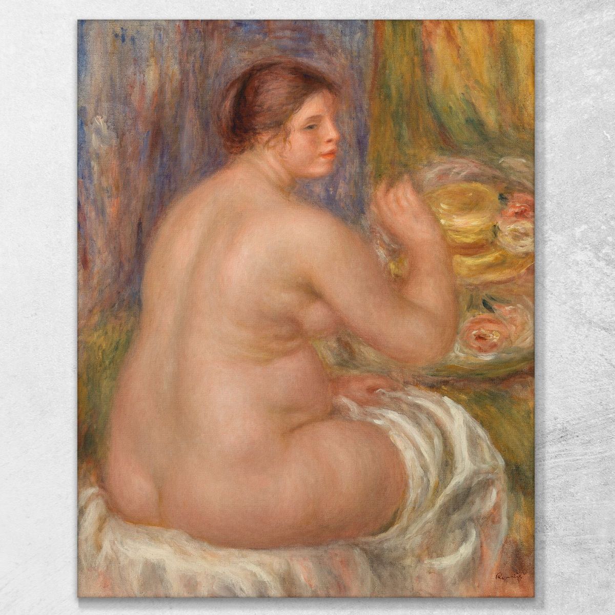 Nude From The Back Nu De Dos Pierre-Auguste Renoir par363 canvas print 