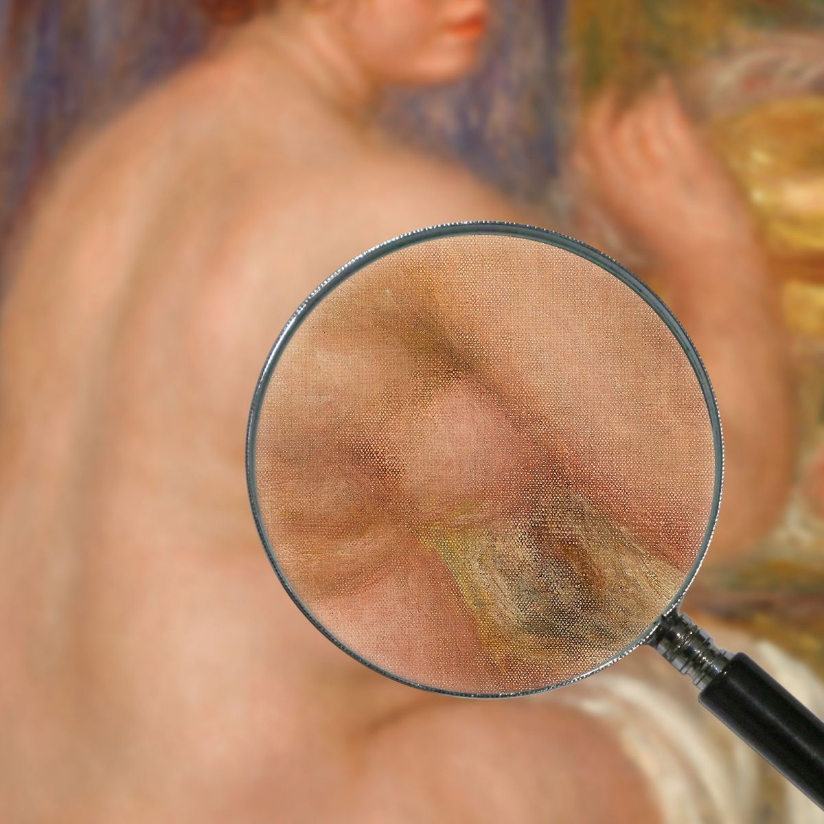 Nude From The Back Nu De Dos Pierre-Auguste Renoir par363 canvas print