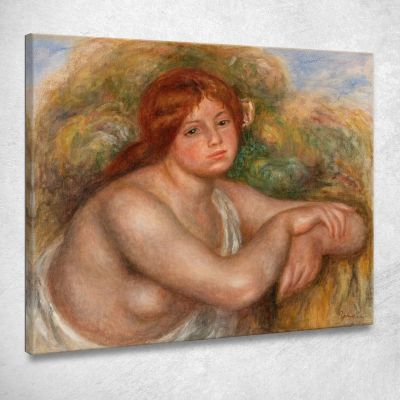Nude Study Bust Of A Woman Pierre-Auguste Renoir par364 canvas print 