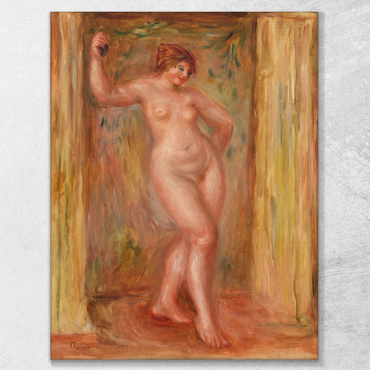 Nude With Castanets Pierre-Auguste Renoir par366 canvas print 