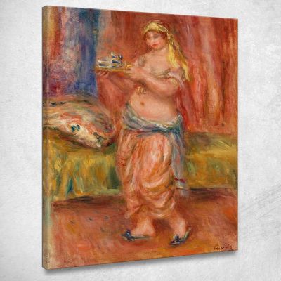 Odalisque With Tea Set Odalisque With Tea Set Pierre-Auguste Renoir par371 canvas print 