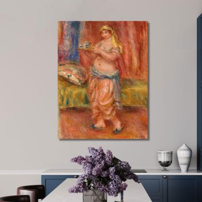 Odalisque With Tea Set Odalisque With Tea Set Pierre-Auguste Renoir par371 canvas print 