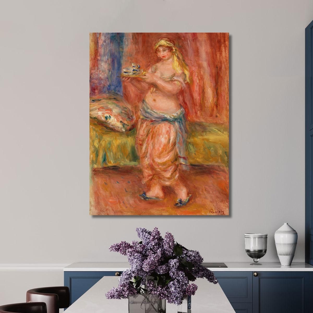 Odalisque With Tea Set Odalisque With Tea Set Pierre-Auguste Renoir par371 canvas print 