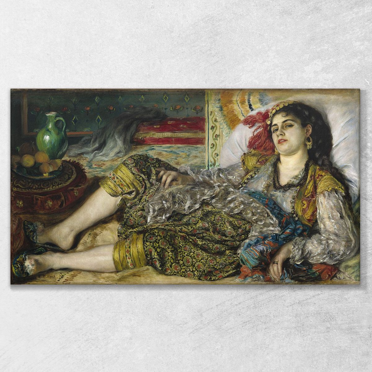 Odalisque Pierre-Auguste Renoir par372 canvas print 