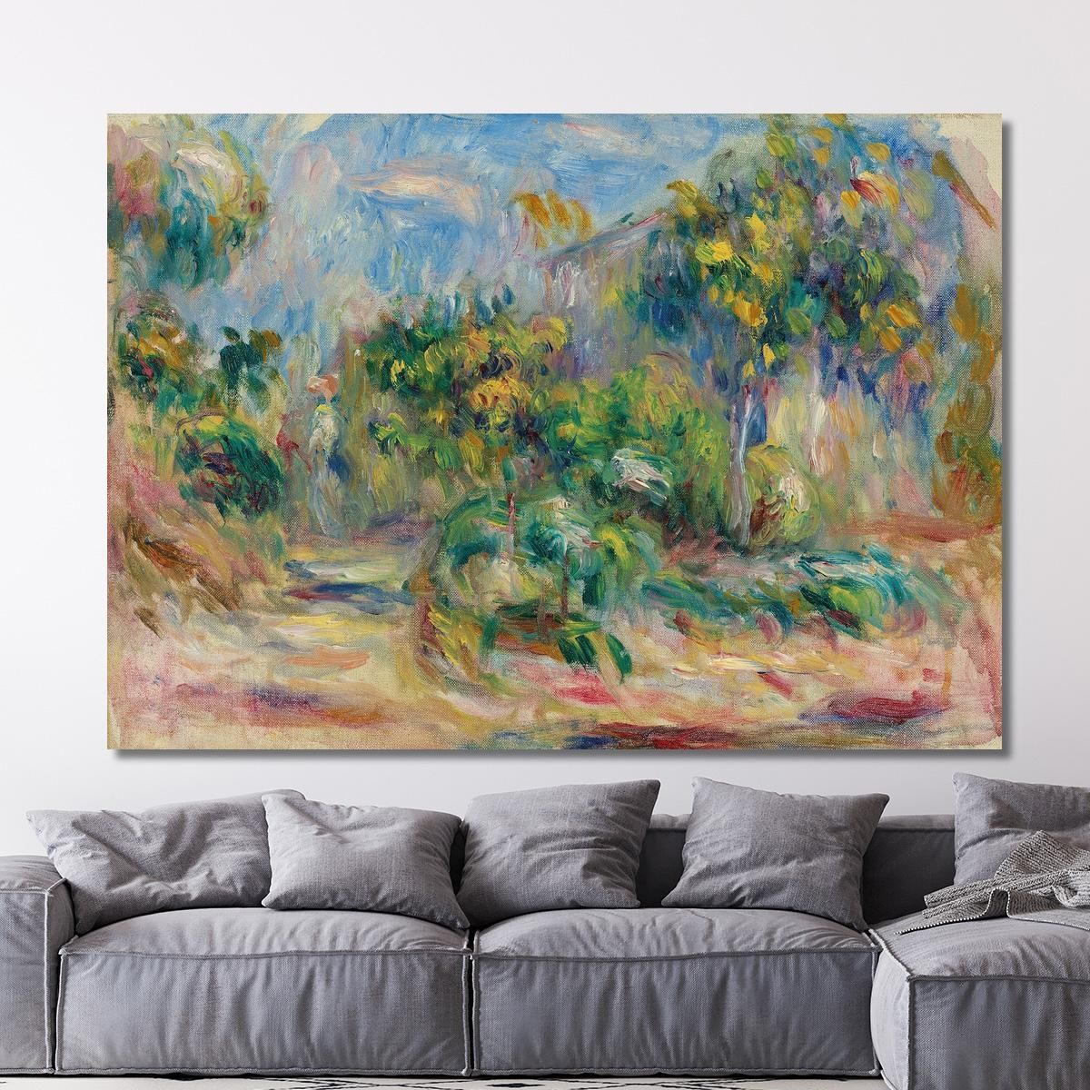 Wooded Landscape Pierre-Auguste Renoir par381 canvas print 
