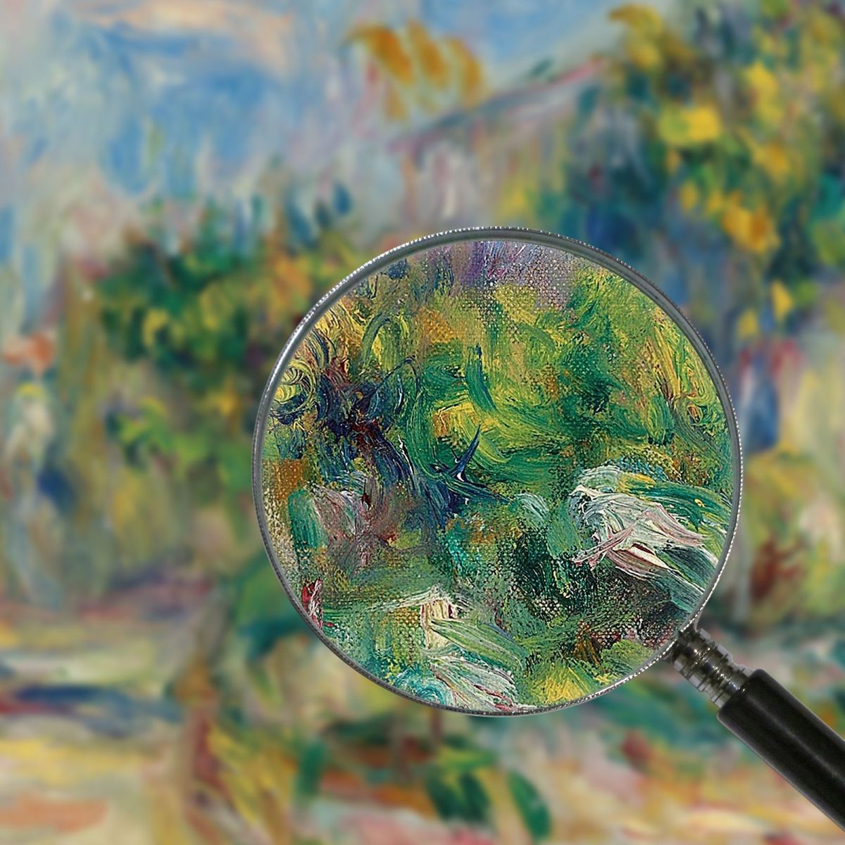 Wooded Landscape Pierre-Auguste Renoir par381 canvas print