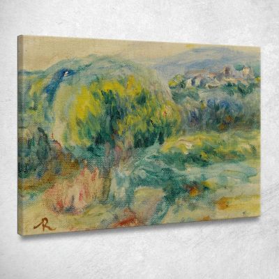 Landscape Around Cagnes-Sur-Mer Pierre-Auguste Renoir par382 canvas print 