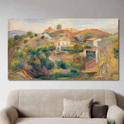 Landscape With Houses Pierre-Auguste Renoir par384 canvas print 