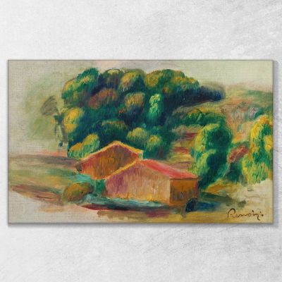Landscape Houses Pierre-Auguste Renoir par389 canvas print 
