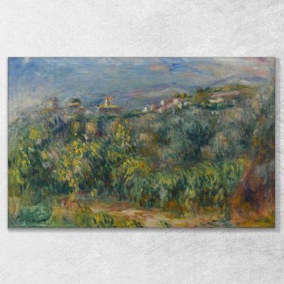 Landscapes Of Provence Cagnes Pierre-Auguste Renoir par392 canvas print 