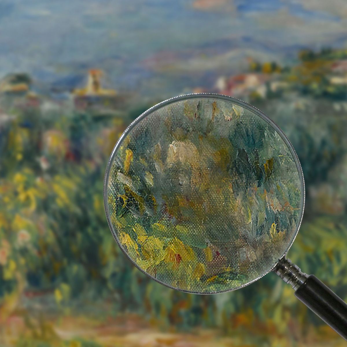 Landscapes Of Provence Cagnes Pierre-Auguste Renoir par392 canvas print