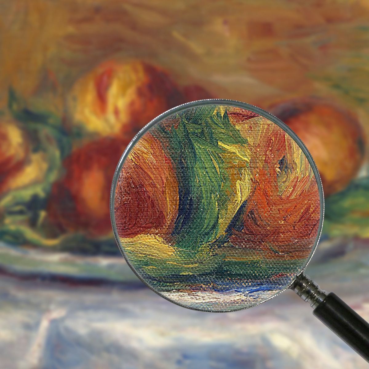 Peaches On A Plate Pierre-Auguste Renoir par393 canvas print
