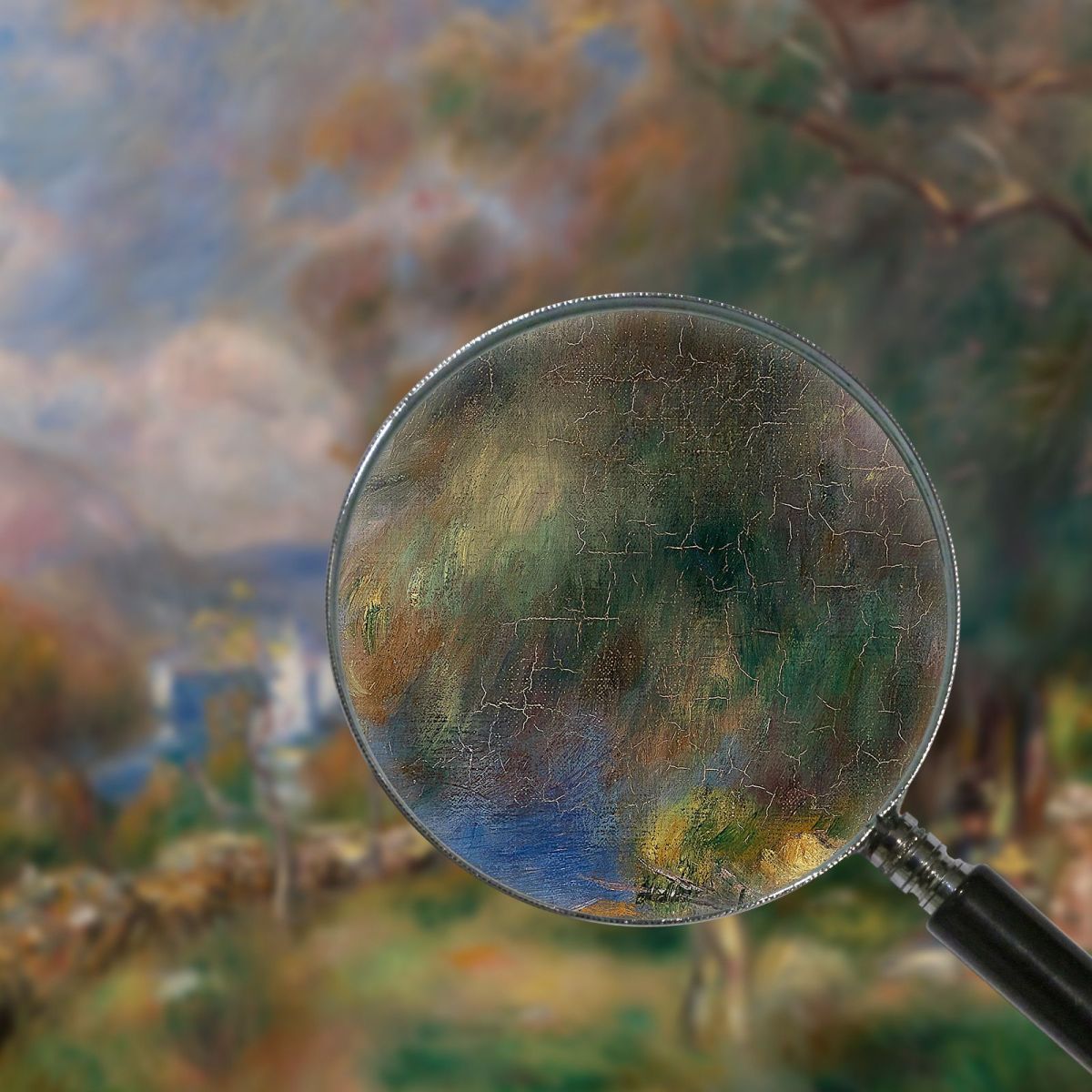 Peninsula Of Saint-Jean Pierre-Auguste Renoir par396 canvas print