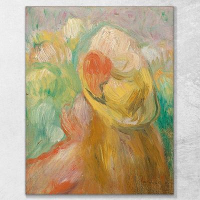 Little Girl In Yellow Hat Pierre-Auguste Renoir par397 canvas print 