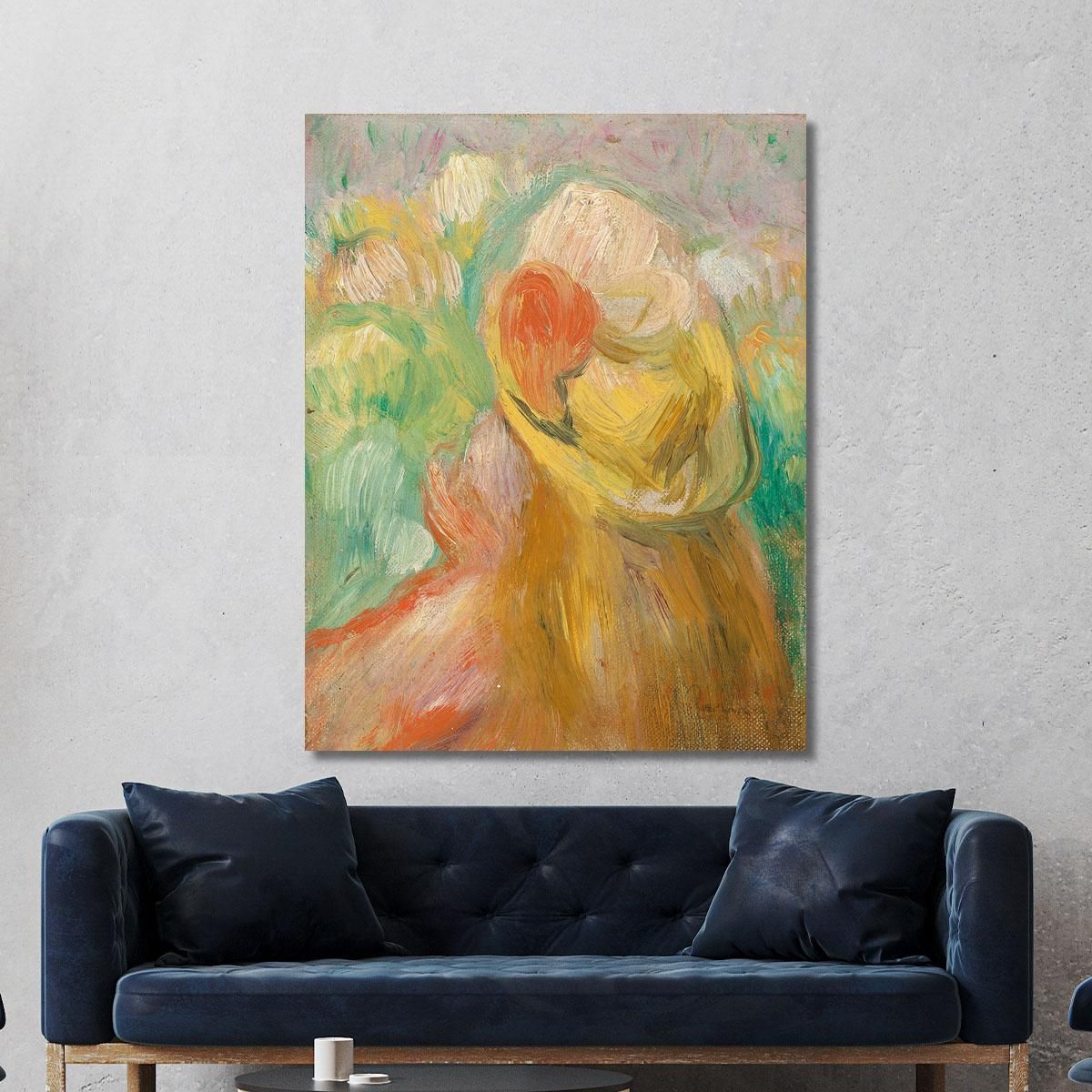 Little Girl In Yellow Hat Pierre-Auguste Renoir par397 canvas print 