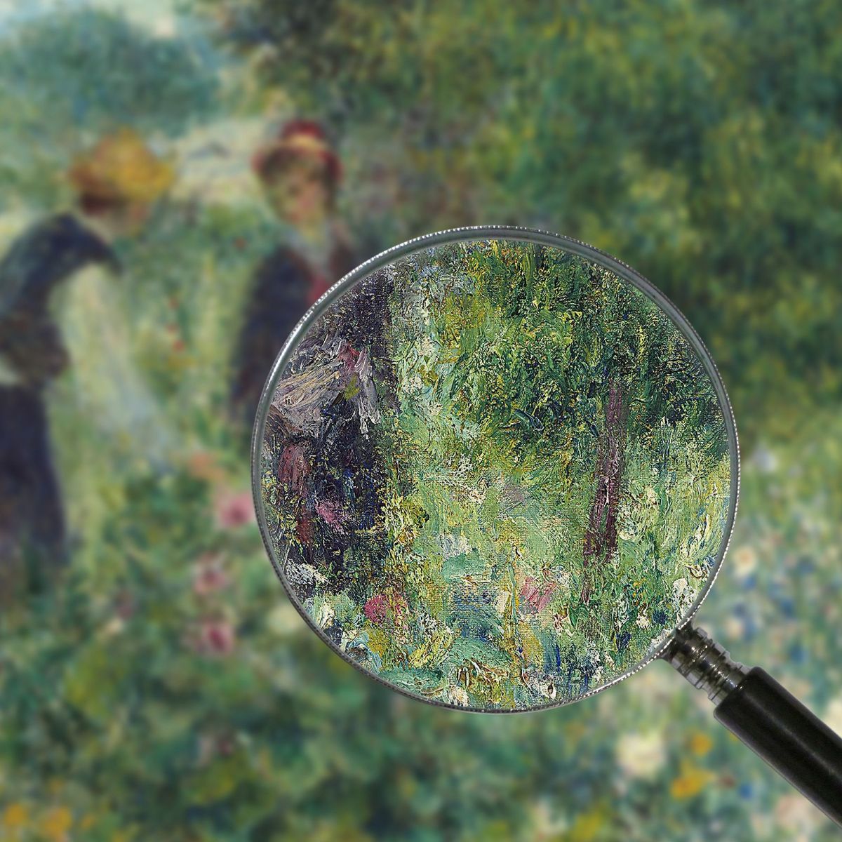 Picking Flowers Pierre-Auguste Renoir par400 canvas print