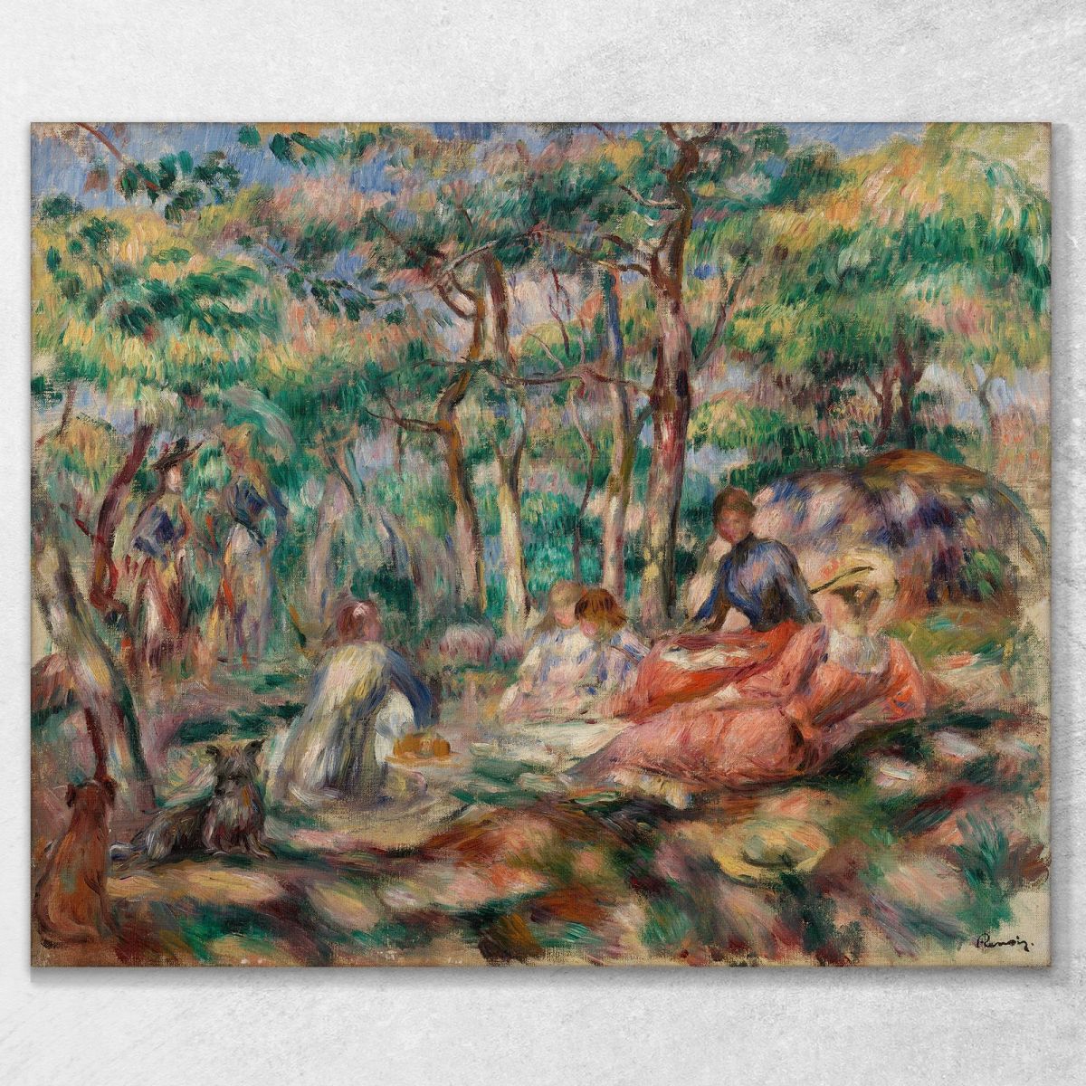 Picnic Lunch On The Grass Pierre-Auguste Renoir par401 canvas print 