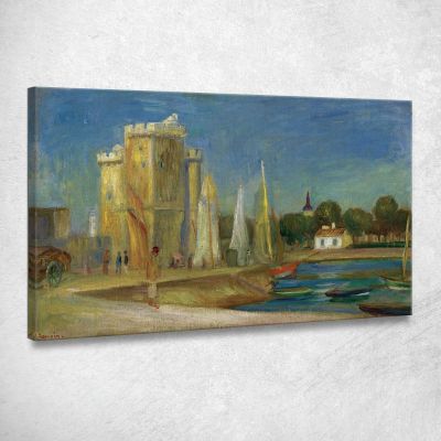 Port Of La Rochelle Pierre-Auguste Renoir par404 canvas print 