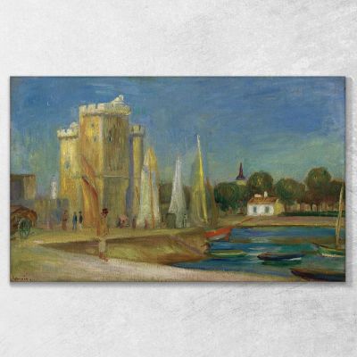 Port Of La Rochelle Pierre-Auguste Renoir par404 canvas print 
