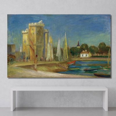 Port Of La Rochelle Pierre-Auguste Renoir par404 canvas print 
