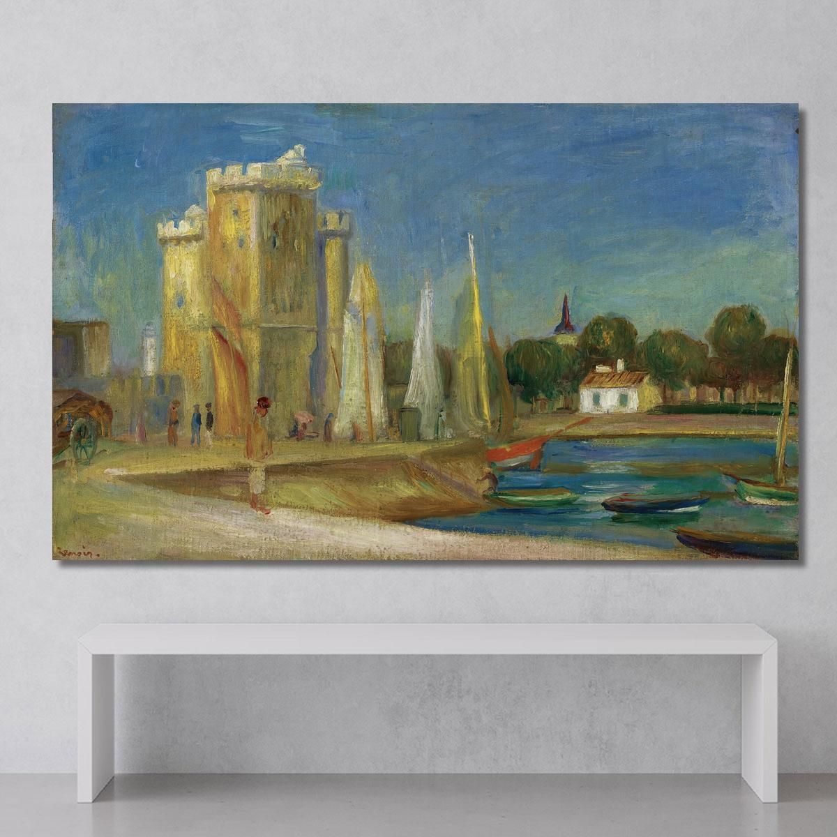 Port Of La Rochelle Pierre-Auguste Renoir par404 canvas print 