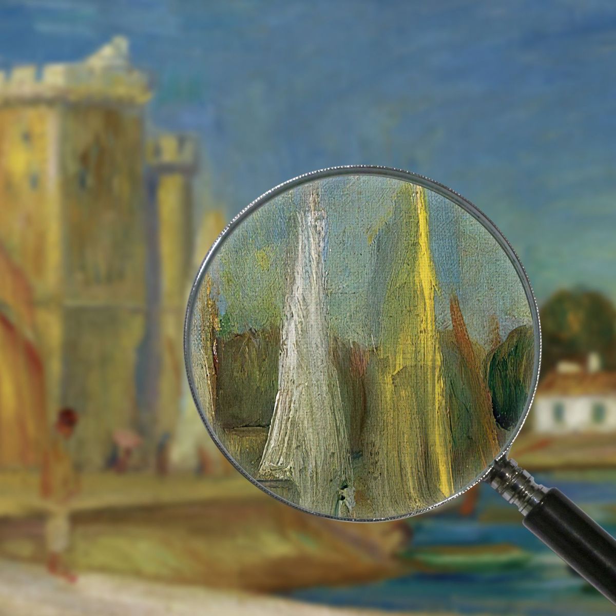 Port Of La Rochelle Pierre-Auguste Renoir par404 canvas print