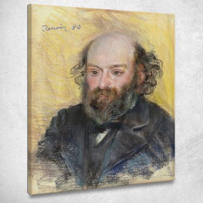 Portrait Of Cézanne Pierre-Auguste Renoir par406 canvas print 