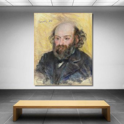 Portrait Of Cézanne Pierre-Auguste Renoir par406 canvas print 