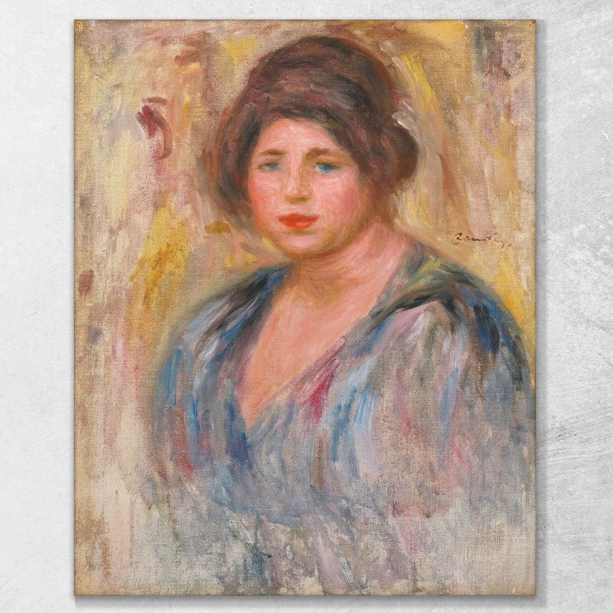 Portrait Of A Woman Gabrielle Renard Pierre-Auguste Renoir par407 canvas print 