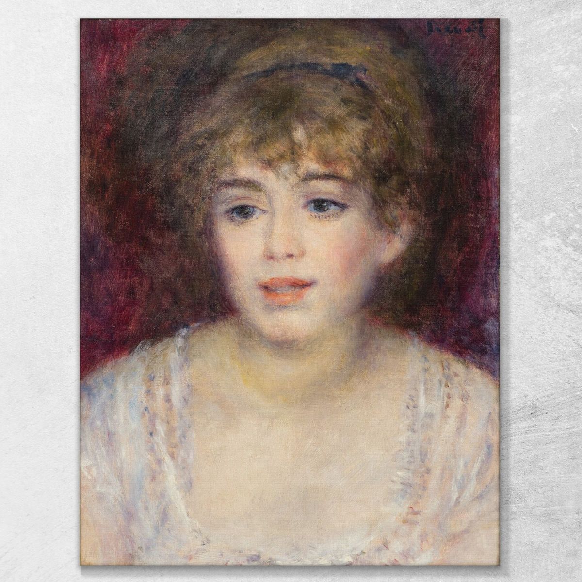 Portrait Of Jeanne Samary Pierre-Auguste Renoir par411 canvas print 