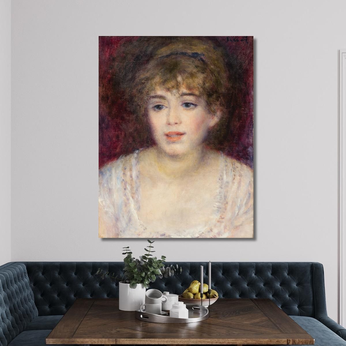 Portrait Of Jeanne Samary Pierre-Auguste Renoir par411 canvas print 