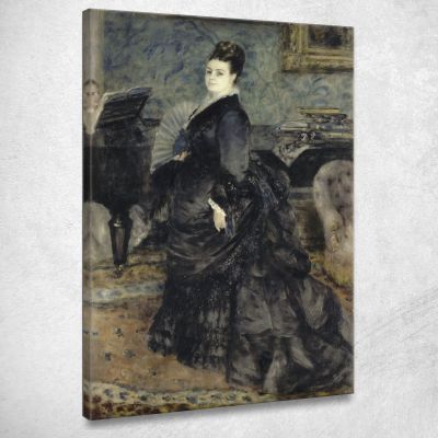 Portrait Of A Woman Called Of Mme Georges Hartmann Pierre-Auguste Renoir par417 canvas print 