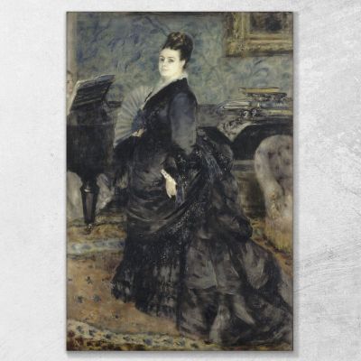 Portrait Of A Woman Called Of Mme Georges Hartmann Pierre-Auguste Renoir par417 canvas print 