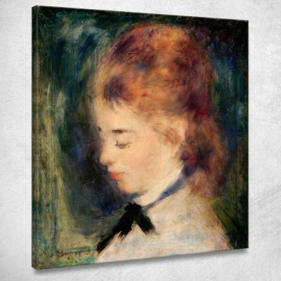Portrait Of A Woman Pierre-Auguste Renoir par418 canvas print 