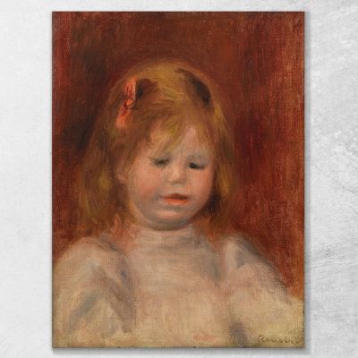 Portrait Of Jean Renoir Portrait Of Jean Renoir Pierre-Auguste Renoir par419 canvas print 
