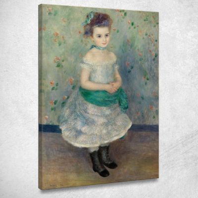 Portrait Of Jeanne Durand-Ruel Portrait Of Mlle. J. Pierre-Auguste Renoir par420 canvas print 
