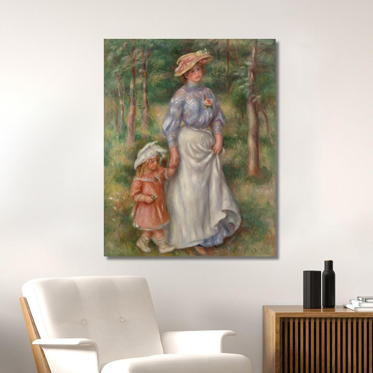 Promenade The Promenade Pierre-Auguste Renoir par423 canvas print 