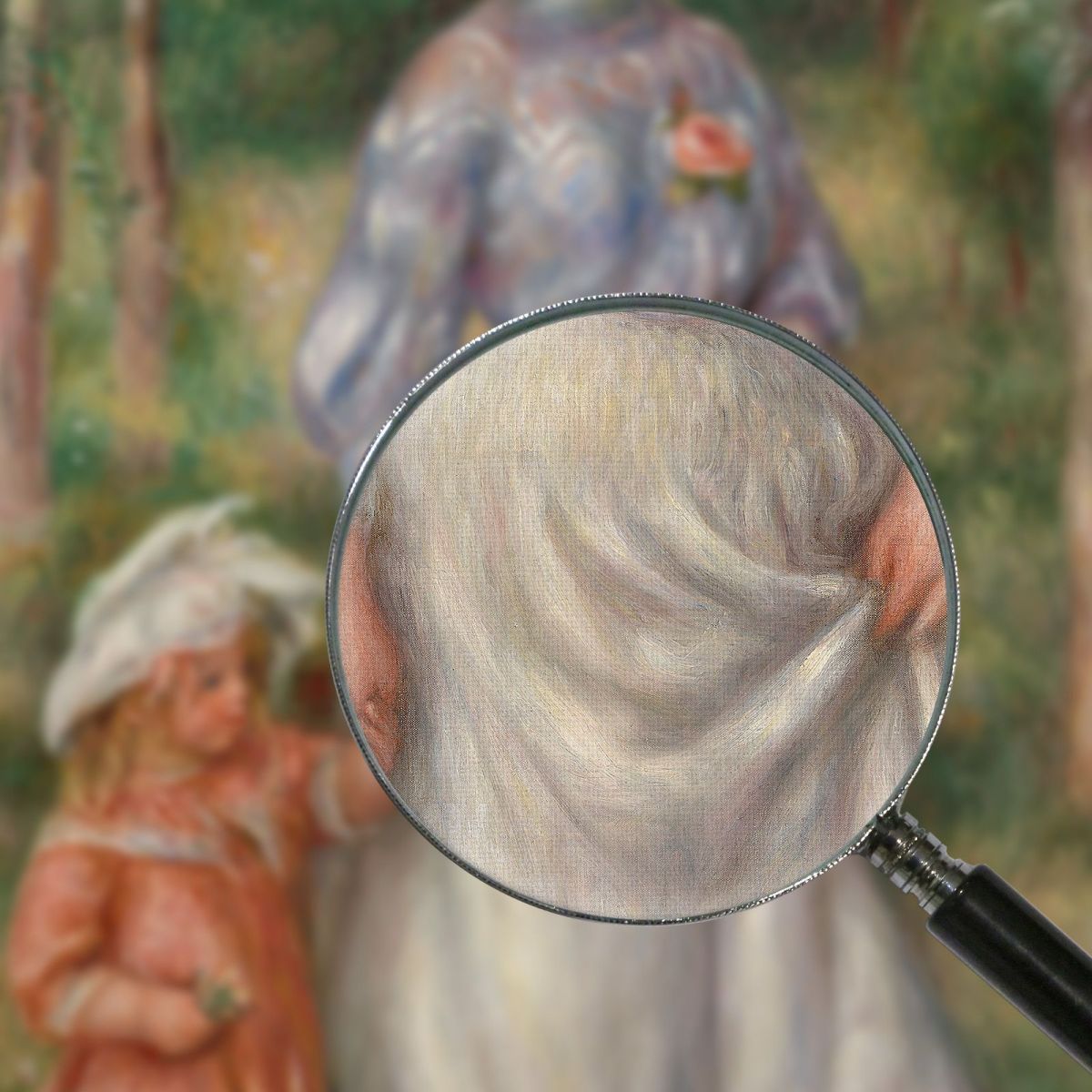 Promenade The Promenade Pierre-Auguste Renoir par423 canvas print