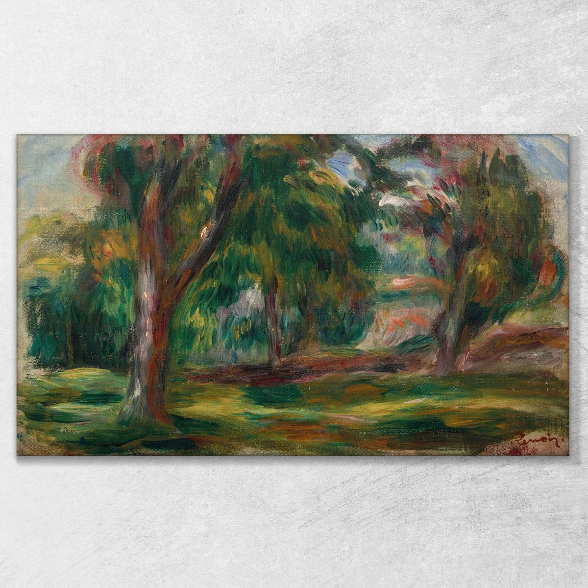 Meadow And Trees Pierre-Auguste Renoir par424 canvas print 