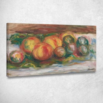 Peaches And Plum Pierre-Auguste Renoir par426 canvas print 