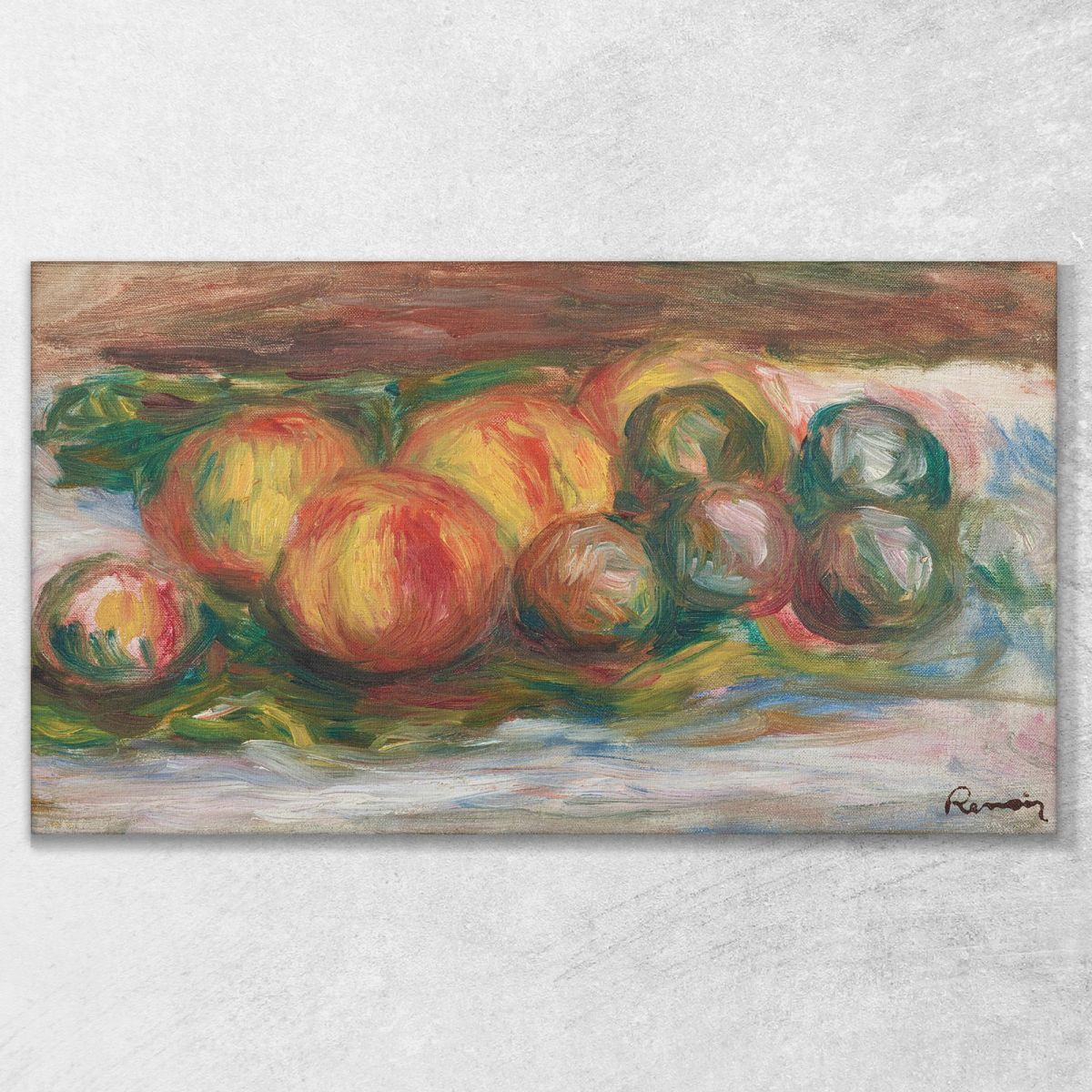 Peaches And Plum Pierre-Auguste Renoir par426 canvas print 