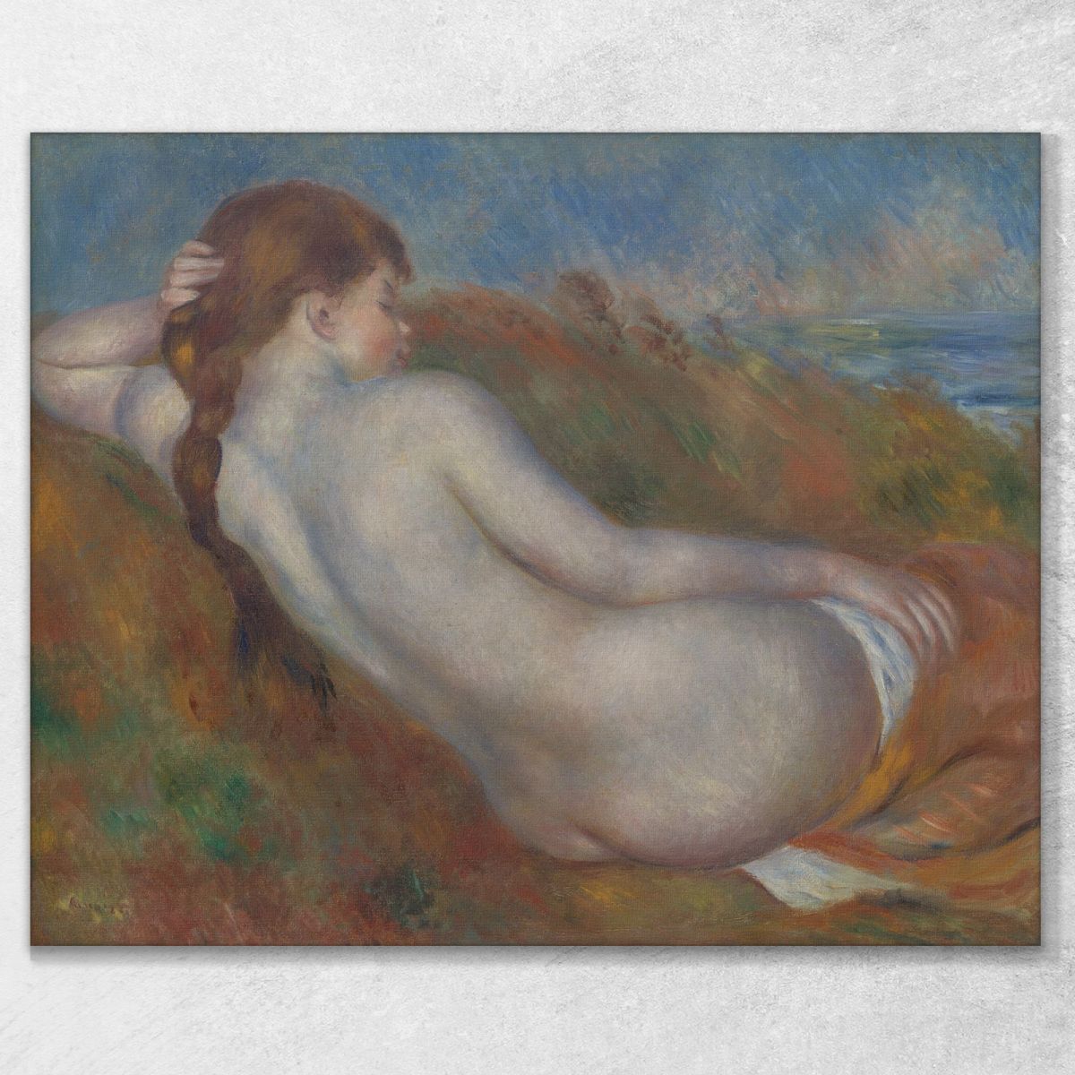 Reclining Nude Pierre-Auguste Renoir par430 canvas print 