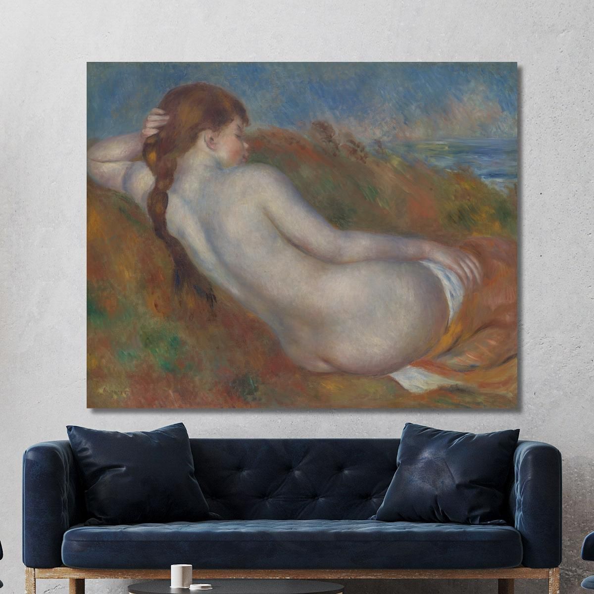 Reclining Nude Pierre-Auguste Renoir par430 canvas print 