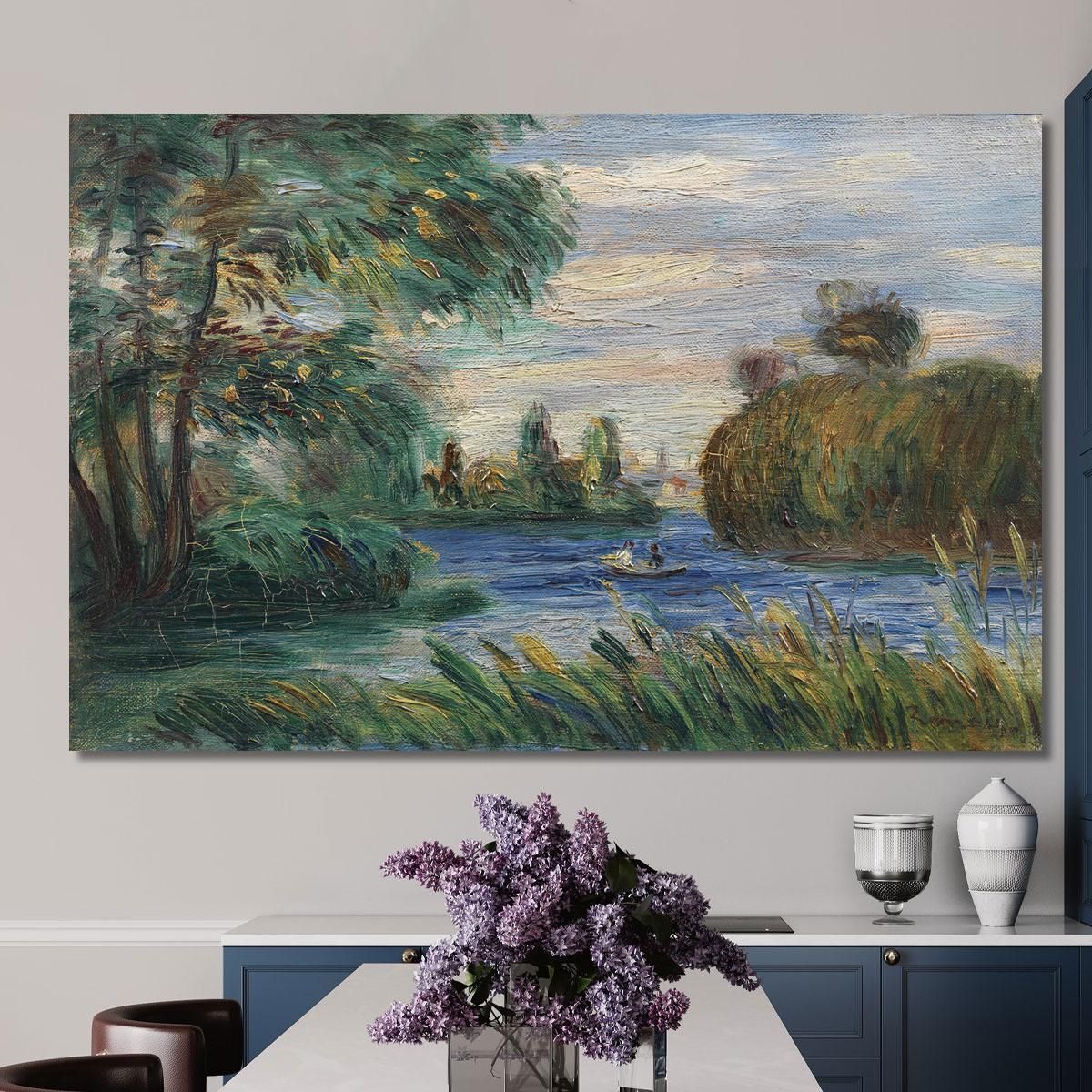 River Landscape 2 Pierre-Auguste Renoir par433 canvas print 