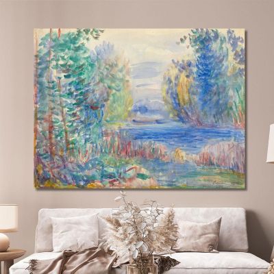 River Landscape Pierre-Auguste Renoir par434 canvas print 