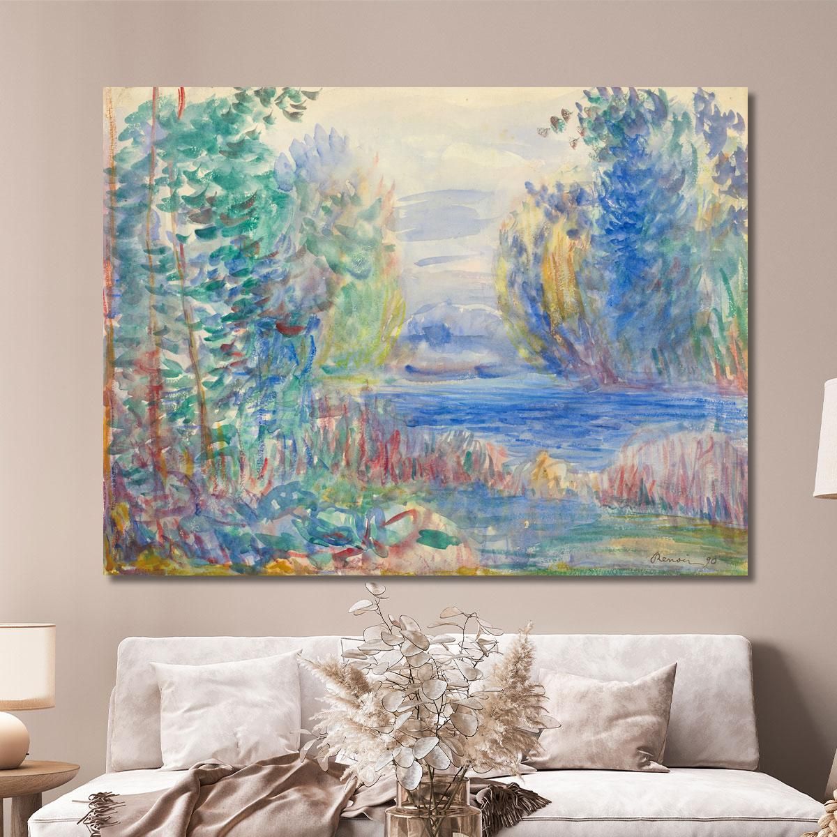 River Landscape Pierre-Auguste Renoir par434 canvas print 