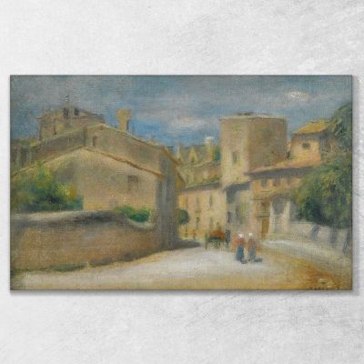 Rue A Villeneuve-Les-Avignon Pierre-Auguste Renoir par440 canvas print 